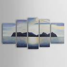 Hand-painted Landscape Oil Painting with Stretched Frame - Set of 5 