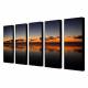 Hand Painted Oil Painting Landscape Sea with Stretched Frame Set of 5 1306-LS0322 