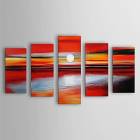 Hand Painted Oil Painting Landscape Sea with Stretched Frame Set of 5 1306-LS0315 