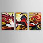 Hand Painted Oil Painting Abstract Set of 3 with Stretched Frame 1307-AB0603 