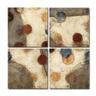 Hand-painted Abstract Oil Painting with Stretched Frame 