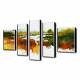 Hand-painted Oil Painting Abstract Set of 5 1302-AB0315 