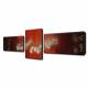 Hand-painted Oil Painting Abstract Oversized Landscape Set of 3 