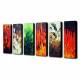 Hand Painted Oil Painting Abstract Set of 6 1303-AB0406 