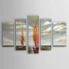 Hand Painted Oil Painting Landscape Vessel Set of 5 1303-LS0236 