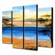 Hand-painted Oil Painting Landscape Beach Set of 4 1302-LS0222 