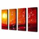 Hand-painted Oil Painting Landscape Set of 4 1302-LS0219 