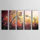 Hand Painted Oil Painting Abstract Set of 5 1303-AB0407 
