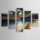 Hand Painted Oil Painting Landscape Sea Set of 5 with Stretched Frame 1307-LS0114 