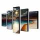 Hand Painted Oil Painting Landscape Sea Set of 5 with Stretched Frame 1307-LS0114 