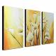 Hand Painted Oil Painting Floral Calla Lily Set of 3 with Stretched Frame 1307-FL0149 