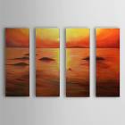 Hand Painted Oil Painting Landscape Sea with Stretched Frame Set of 4 1306-LS0330 