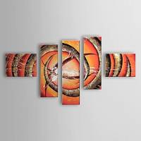 Hand Painted Oil Painting Abstract Set of 5 1303-AB0411 