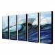 Hand Painted Oil Painting Landscape Sea with Stretched Frame Set of 5 1306-LS0325 