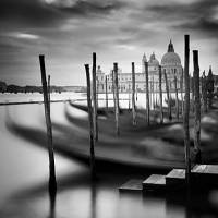 Printed Art Landscape Venice Santa Maria della Salute by Nina Papiorek 