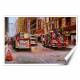 Printed Art Landscape Fire Department New York, 42nd Street NYC by Hall Groat II 