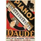 Printed Art Still Life Daude Pianos by Vintage Posters 