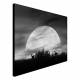 Printed Art Landscape Moonlight Silhouette, Farmington by Monte Nagler 