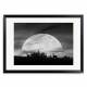 Printed Art Landscape Moonlight Silhouette, Farmington by Monte Nagler 