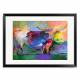 Printed Art Animal Bull by Richard Wallich 