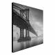 Printed Art Landscape Manhattan Bridge 1 by Moises Levy 