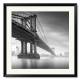 Printed Art Landscape Manhattan Bridge 1 by Moises Levy 