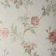 Country Red Flower PVC Wall Paper 
